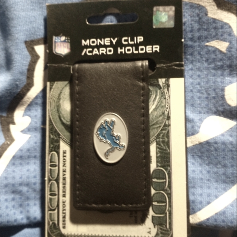 Siskiyou Sports Official NFL Detroit Lions Money Clip/ Card Holder